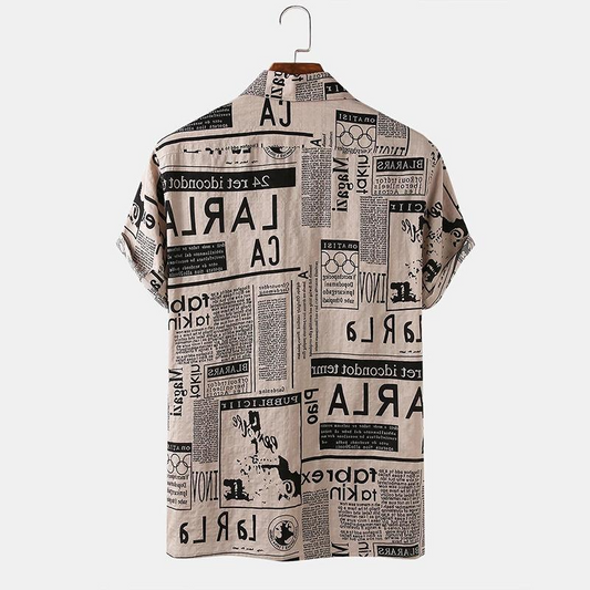 Newspaper shirt