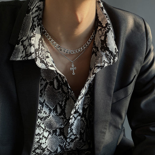 Silver Cross necklace