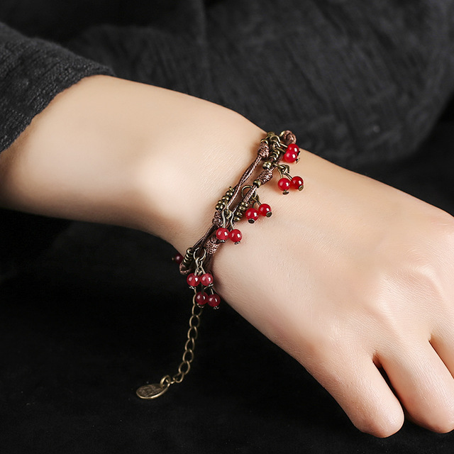 Cherry bracelet