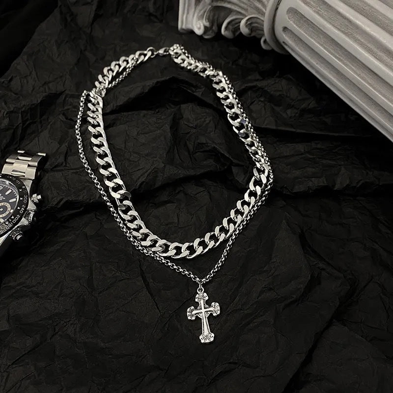 Retro Cross necklace